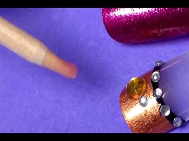 How To Apply and Super Secure Nail Art Charms, Studs, and Rhinestones 