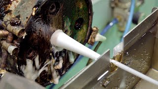 Amazing Plastic Straws Mass Production Factory. Biodegradable Straws Manufacturing Process