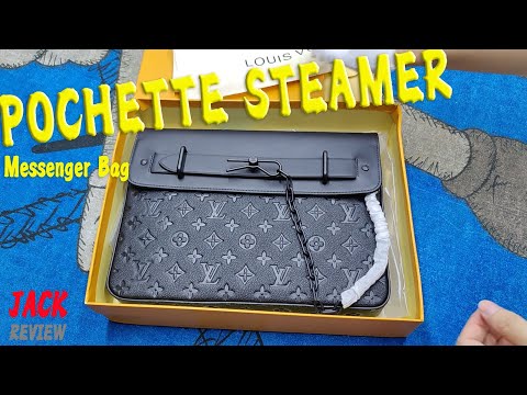 UNBOXING! LOUIS VUITTON STEAMER MESSENGER BAG! 