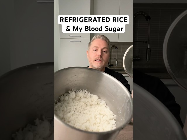 Refrigerated rice and my blood sugar. #bloodsugar #insulinresistant1 #glucose #rice