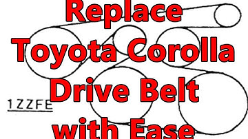 Toyota Corolla/Matrix Drive Belt Replacement