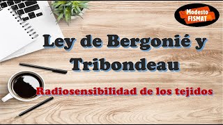 Ley de Bergonié y Tribondeau