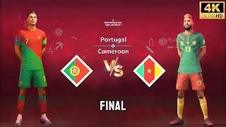 FIFA 23  Portugal vs Cameroon | Ronaldo vs Choupo Moting  FIFA World Cup Final Match [4K60]