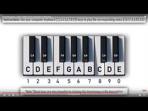 make music with the YouTube Piano [EN] | GiddyCode