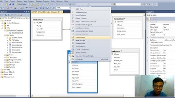 Cara Membuat Primary Key dan Foreign Key Untuk Relasi Antar Table pada Microsoft SQL Server 2014