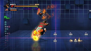 Streets of Rage 4 Axel Combo