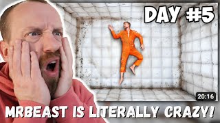 MRBEAST IS LITERALLY CRAZY! I Spent 7 Days In Solitary Confinement (FIRST REACTION!)