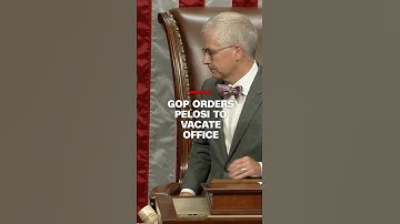 GOP orders Pelosi to vacate office