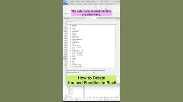 Revit MEP Delete Unused Families | #revitmep #hvac #plumbing