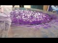 Resin art with real Amethyst chrystal/ from start to finish/ begginers technique tutorial