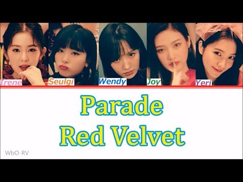 【かなるび】Red Velvet 레드벨벳 「Parade」 Lyrics【JPN.HAN.ROM】Color Coded