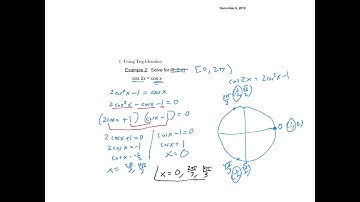 Unit 4 Lesson 8 Solving Trig Equations Day 2