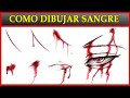 TUTORIAL: Como dibujar SANGRE / How to draw blood | Esteban Arts