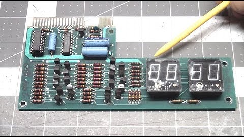AE#182 Atari Pinball Status Display Repair