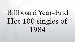 Billboard Year-End Hot 100 singles of 1984
