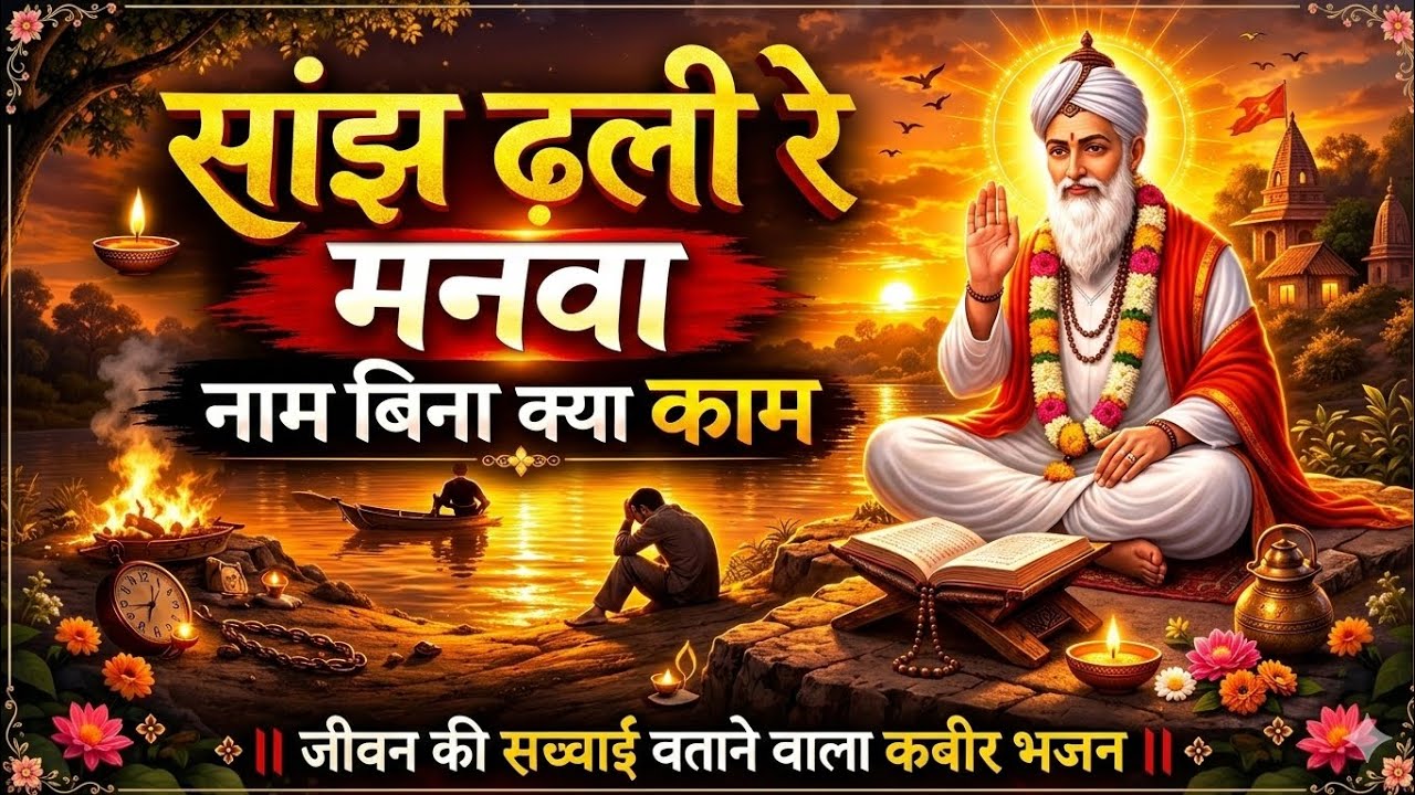 सांझ ढली रे मनवा | नाम बिना क्या काम? | संत कबीर साहेब का चेतावनी भजन | Evening Nirgun Bhajan 2026