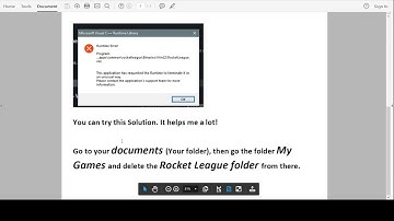Runtime Error!  in STEAM SOLVED easy step //   Microsoft Visual C++ Program: Rocket League