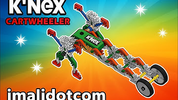 Motorized K’Nex Cartwheeler 🚗 DIY Maxima Construction Set Build & ASMR Toy Fun #imalidotcom