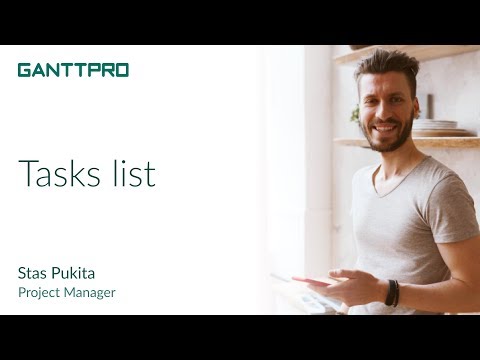 Task list in GanttPRO