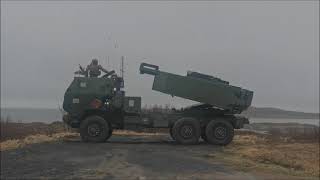 Marines Fire HIMARS in Andøya, Norway