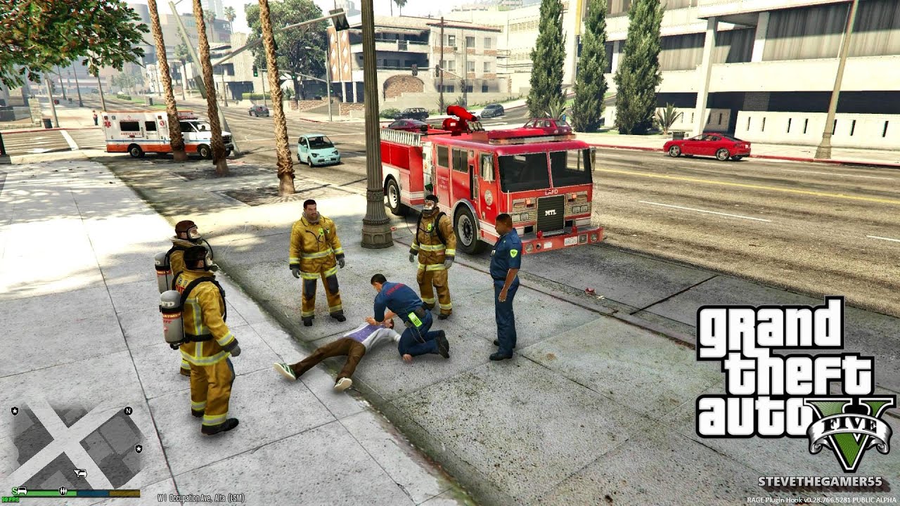 GTA 5 - Rescue Mod V - PARAMEDIC SUPERVISOR - (GTA 5 Rescue Mod PC MODS ...