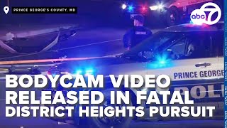 Bodycam video shows the moments before a four-car crash caused by a fleeing SUV killed a 3-year-old
