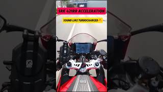 QJMOTOR SRK 421RR Speed Check! Sound like Turbocharged Inline 4 #inline4 #srk421rr #zx-4rr #kawasaki