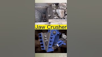Jaw Crusher Principle #jawcrusher #crusher #constructionequipment