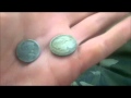 #6 Metal detecting 2 mercury dimes, buffalo nickel and a silver war nickel.
