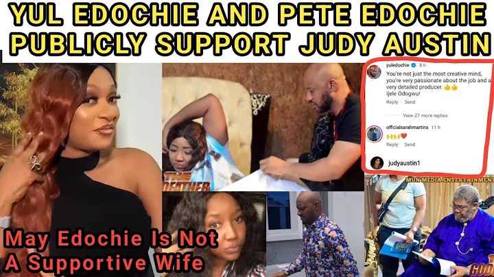 Yul Edochie and Pete Edochie Publicly Supports Judy Austin Because May Edochie is Not Supportive