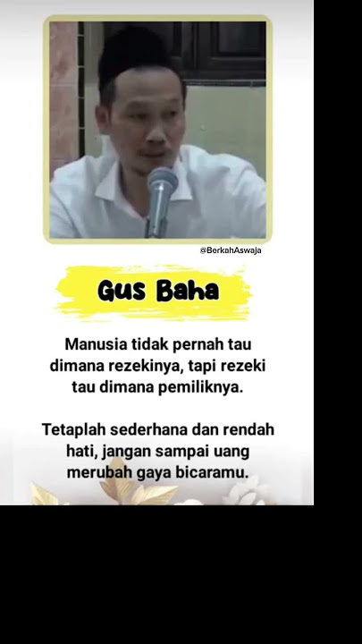 Rezeki Tahu Pemiliknya! #gusbaha #shorts