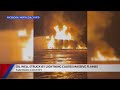 Lightning strike sparks Madison County oil well fire