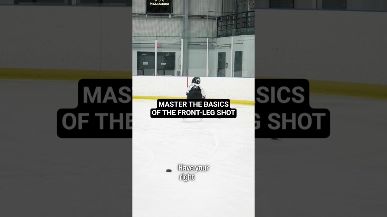 MASTER THE BASICS OF THE FRONT-LEG SHOT #hockeycoaching #hockeytraining