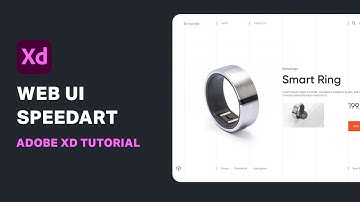 Web UI Design in Adobe XD (created by @WebDesignGeek) | Speed Art Tutorial