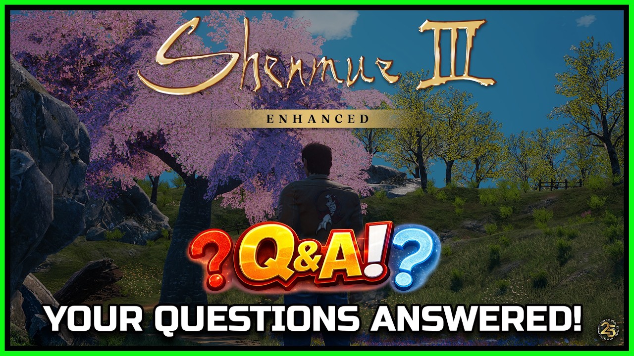 SHENMUE 3 ENHANCED - YOUR QUESTIONS ANSWERED! - Shenmue Dojo - YouTube