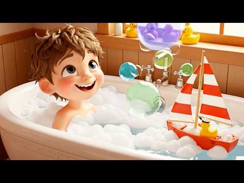 <strong>Row</strong> <strong>Row</strong> <strong>Row</strong> Your Boat, Bath Song 🚢 | Nursery Rhymes &amp; Kids Songs MariandJoy-6