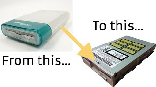 Getting an internal LS-120 Superdisk drive from an external one