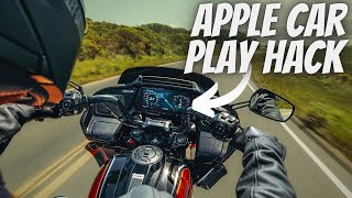 Apple car play hack for 2024 Road glide, Street glide
