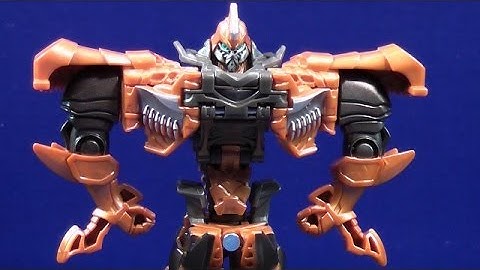 TRANSFORMERS 4 AGE OF EXTINCTION 1 STEP GRIMLOCK TOY REVIEW
