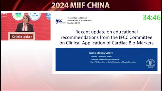 2024 Mindray International IVD Forum (MIIF) China - Prof. Kristin Moberg Aakre