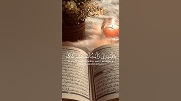 إذ قال يوسف لأبيه | عبيدة موفق | سورة يوسف #قرآن #قران_كريم