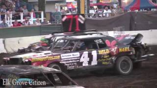 Wilton teen competes in demolition derby at California State Fair - 7-31-10