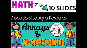 Arrays and Word Problems (TPT Resource Demo)