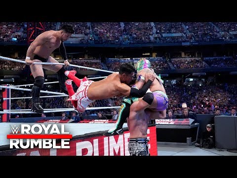 Bodies soar in high-flying Fatal 4-Way Match for the Cruiserweight Title: Royal Rumble 2019 Kickoff