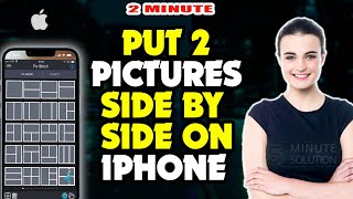 How to put 2 pictures side by side on iphone or iPad 2024 screenshot 4