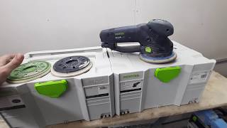 Мини обзор машинки Festool Rotex 150 (личное мнение)