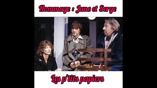 Hommage : Jane Birkin/Serge Gainsbourg : avec Jacques Dutronc  Les p&#39;tits papiers  1987