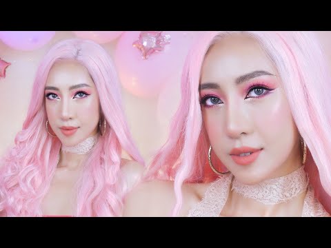 Trang điểm Với Tóc Hồng | Pink Hair Makeup 🌸[Vanmiu Beauty]