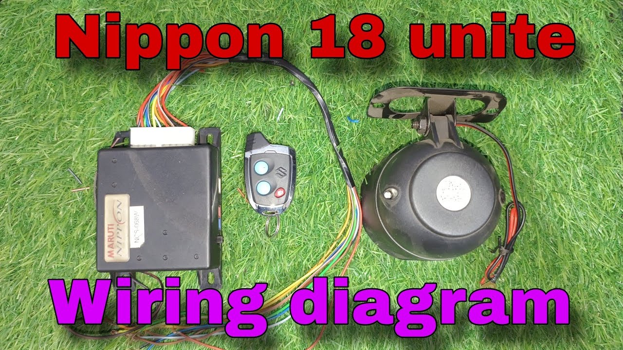 Nippon maruti 18 Pin unite wiring diagram and remote matching