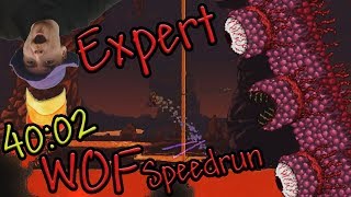 Terraria Speedrun Wall Of Flesh 40:02 Seeded